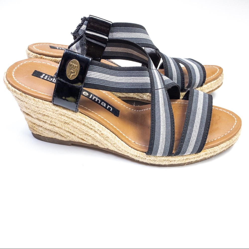 Libby Edelman Sandal Wedge Espadrilles